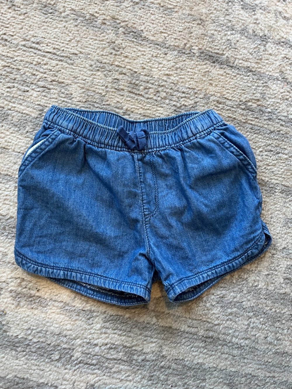 The Children's Place Denim Elastic-Waist Shorts - Blue